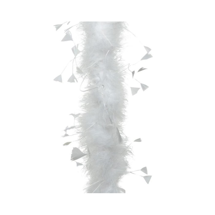 BOA DI PIUME D15XH184CM BIANCO